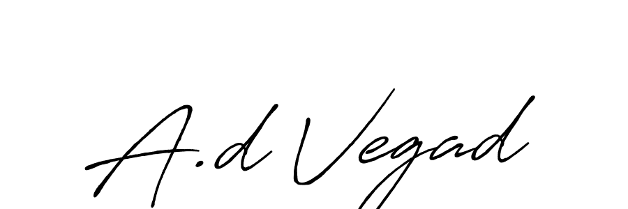 Best and Professional Signature Style for A.d Vegad. Antro_Vectra_Bolder Best Signature Style Collection. A.d Vegad signature style 7 images and pictures png