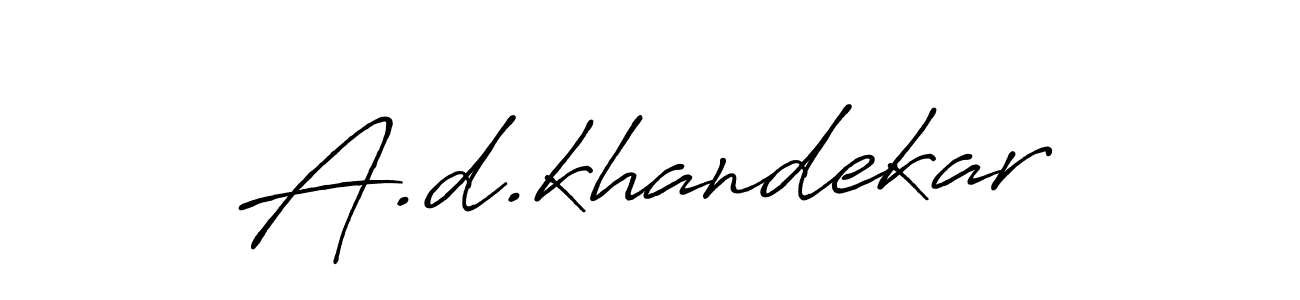 Similarly Antro_Vectra_Bolder is the best handwritten signature design. Signature creator online .You can use it as an online autograph creator for name A.d.khandekar. A.d.khandekar signature style 7 images and pictures png