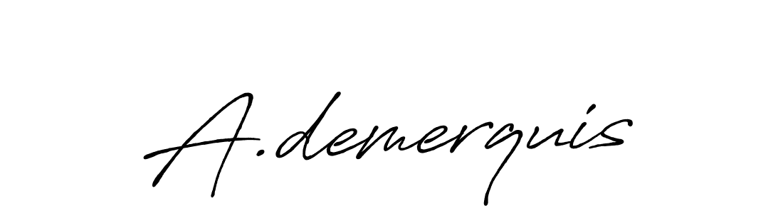 It looks lik you need a new signature style for name A.demerquis. Design unique handwritten (Antro_Vectra_Bolder) signature with our free signature maker in just a few clicks. A.demerquis signature style 7 images and pictures png