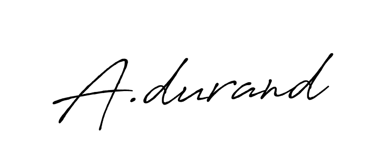 Once you've used our free online signature maker to create your best signature Antro_Vectra_Bolder style, it's time to enjoy all of the benefits that A.durand name signing documents. A.durand signature style 7 images and pictures png