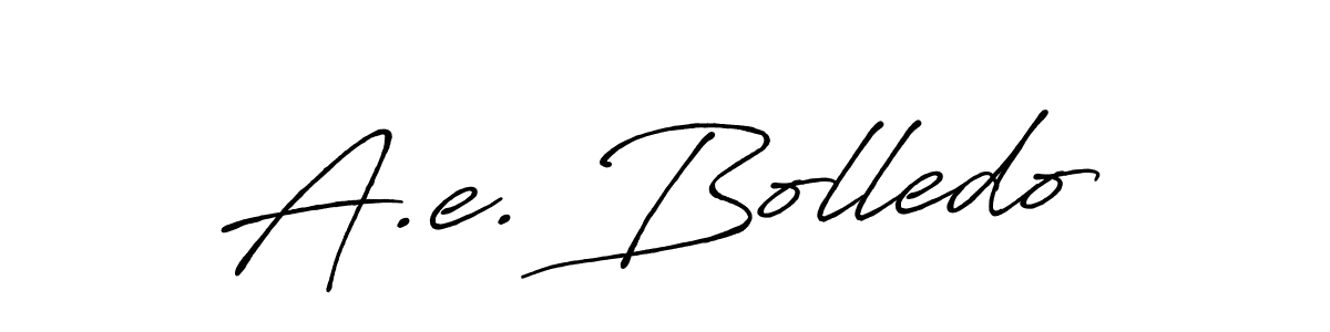 Also You can easily find your signature by using the search form. We will create A.e. Bolledo name handwritten signature images for you free of cost using Antro_Vectra_Bolder sign style. A.e. Bolledo signature style 7 images and pictures png