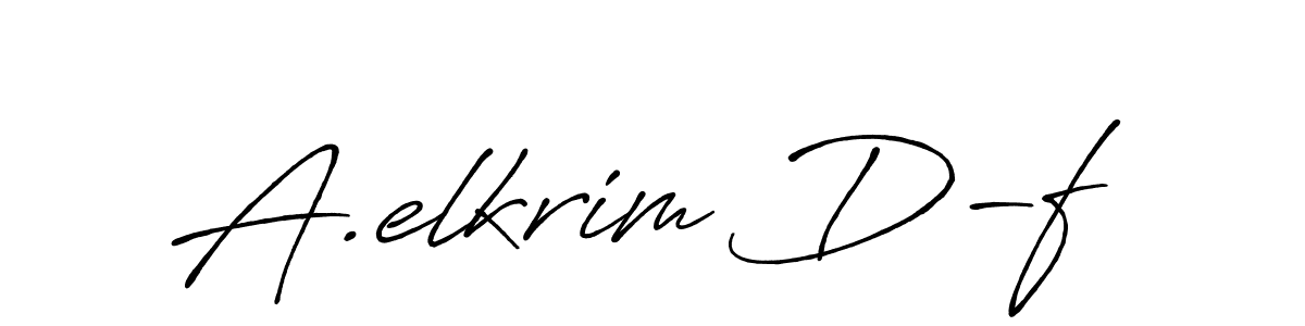 Best and Professional Signature Style for A.elkrim D-f. Antro_Vectra_Bolder Best Signature Style Collection. A.elkrim D-f signature style 7 images and pictures png