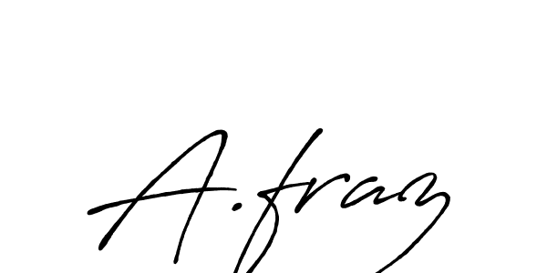 Antro_Vectra_Bolder is a professional signature style that is perfect for those who want to add a touch of class to their signature. It is also a great choice for those who want to make their signature more unique. Get A.fraz name to fancy signature for free. A.fraz signature style 7 images and pictures png