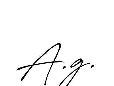 The best way (Antro_Vectra_Bolder) to make a short signature is to pick only two or three words in your name. The name A.g. include a total of six letters. For converting this name. A.g. signature style 7 images and pictures png