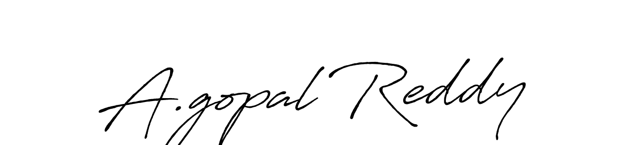 Also You can easily find your signature by using the search form. We will create A.gopal Reddy name handwritten signature images for you free of cost using Antro_Vectra_Bolder sign style. A.gopal Reddy signature style 7 images and pictures png