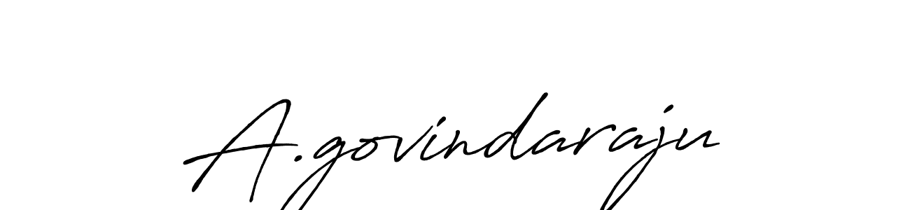 The best way (Antro_Vectra_Bolder) to make a short signature is to pick only two or three words in your name. The name A.govindaraju include a total of six letters. For converting this name. A.govindaraju signature style 7 images and pictures png