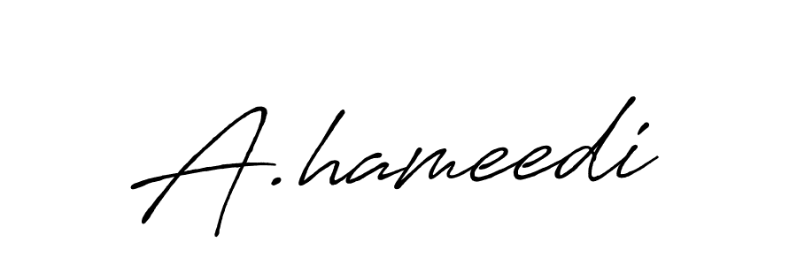 This is the best signature style for the A.hameedi name. Also you like these signature font (Antro_Vectra_Bolder). Mix name signature. A.hameedi signature style 7 images and pictures png