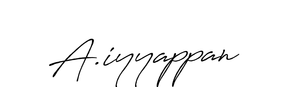 How to make A.iyyappan signature? Antro_Vectra_Bolder is a professional autograph style. Create handwritten signature for A.iyyappan name. A.iyyappan signature style 7 images and pictures png