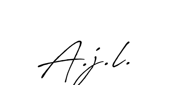 It looks lik you need a new signature style for name A.j.l.. Design unique handwritten (Antro_Vectra_Bolder) signature with our free signature maker in just a few clicks. A.j.l. signature style 7 images and pictures png