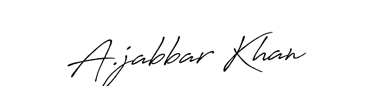 Make a short A.jabbar Khan signature style. Manage your documents anywhere anytime using Antro_Vectra_Bolder. Create and add eSignatures, submit forms, share and send files easily. A.jabbar Khan signature style 7 images and pictures png