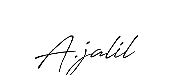 You can use this online signature creator to create a handwritten signature for the name A.jalil. This is the best online autograph maker. A.jalil signature style 7 images and pictures png