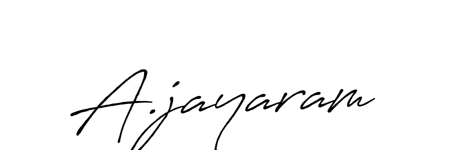 Use a signature maker to create a handwritten signature online. With this signature software, you can design (Antro_Vectra_Bolder) your own signature for name A.jayaram. A.jayaram signature style 7 images and pictures png
