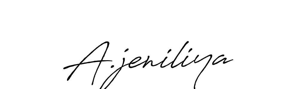 Make a beautiful signature design for name A.jeniliya. Use this online signature maker to create a handwritten signature for free. A.jeniliya signature style 7 images and pictures png