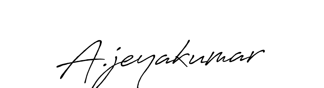 Also we have A.jeyakumar name is the best signature style. Create professional handwritten signature collection using Antro_Vectra_Bolder autograph style. A.jeyakumar signature style 7 images and pictures png