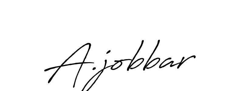 Here are the top 10 professional signature styles for the name A.jobbar. These are the best autograph styles you can use for your name. A.jobbar signature style 7 images and pictures png