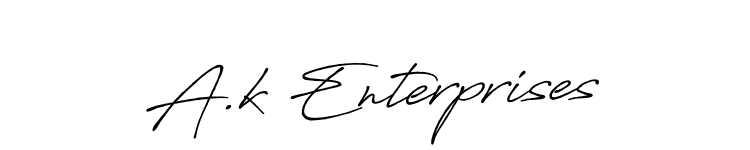 Best and Professional Signature Style for A.k Enterprises. Antro_Vectra_Bolder Best Signature Style Collection. A.k Enterprises signature style 7 images and pictures png