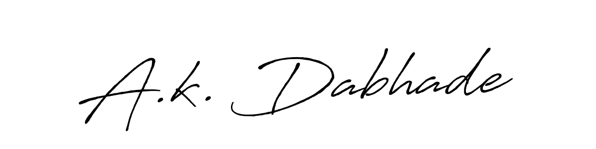 How to Draw A.k. Dabhade signature style? Antro_Vectra_Bolder is a latest design signature styles for name A.k. Dabhade. A.k. Dabhade signature style 7 images and pictures png