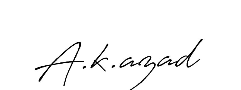 Also You can easily find your signature by using the search form. We will create A.k.azad name handwritten signature images for you free of cost using Antro_Vectra_Bolder sign style. A.k.azad signature style 7 images and pictures png