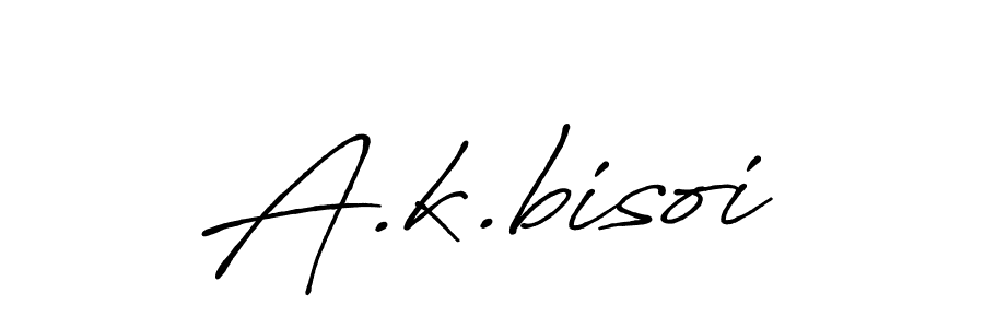 Design your own signature with our free online signature maker. With this signature software, you can create a handwritten (Antro_Vectra_Bolder) signature for name A.k.bisoi. A.k.bisoi signature style 7 images and pictures png
