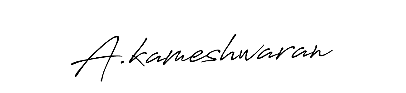 Also we have A.kameshwaran name is the best signature style. Create professional handwritten signature collection using Antro_Vectra_Bolder autograph style. A.kameshwaran signature style 7 images and pictures png