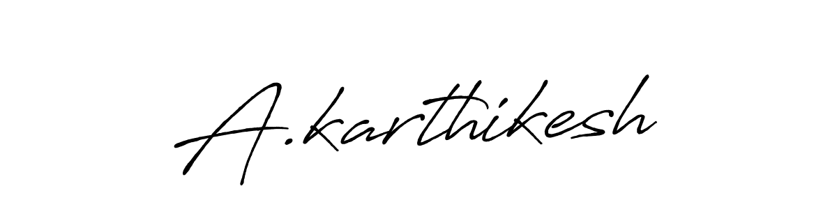 This is the best signature style for the A.karthikesh name. Also you like these signature font (Antro_Vectra_Bolder). Mix name signature. A.karthikesh signature style 7 images and pictures png