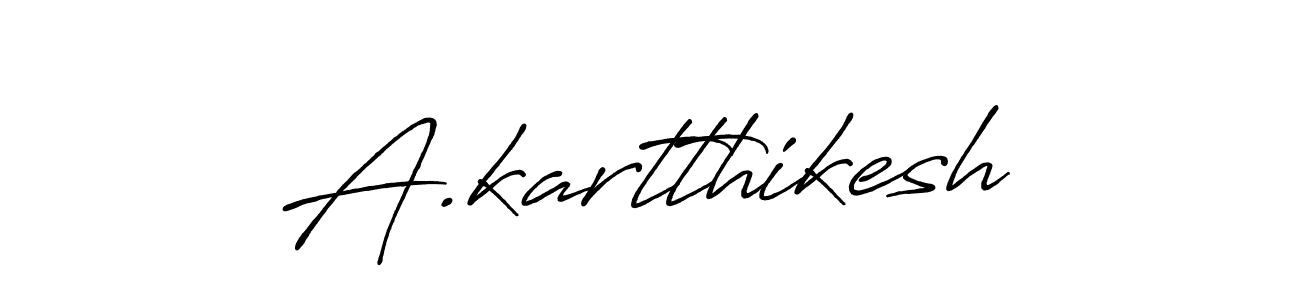 How to make A.kartthikesh signature? Antro_Vectra_Bolder is a professional autograph style. Create handwritten signature for A.kartthikesh name. A.kartthikesh signature style 7 images and pictures png