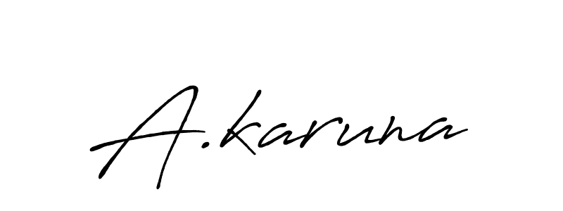 Make a short A.karuna signature style. Manage your documents anywhere anytime using Antro_Vectra_Bolder. Create and add eSignatures, submit forms, share and send files easily. A.karuna signature style 7 images and pictures png