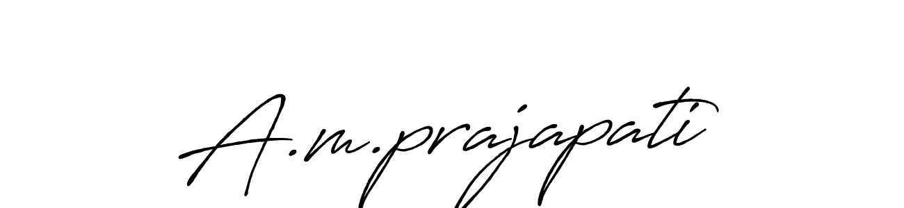 Make a short A.m.prajapati signature style. Manage your documents anywhere anytime using Antro_Vectra_Bolder. Create and add eSignatures, submit forms, share and send files easily. A.m.prajapati signature style 7 images and pictures png