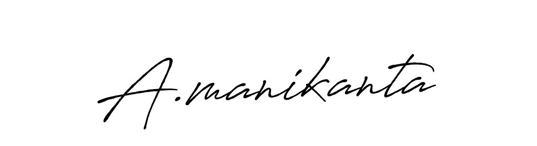 Make a beautiful signature design for name A.manikanta. Use this online signature maker to create a handwritten signature for free. A.manikanta signature style 7 images and pictures png