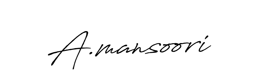 It looks lik you need a new signature style for name A.mansoori. Design unique handwritten (Antro_Vectra_Bolder) signature with our free signature maker in just a few clicks. A.mansoori signature style 7 images and pictures png