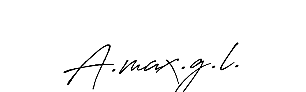 Also we have A.max.g.l. name is the best signature style. Create professional handwritten signature collection using Antro_Vectra_Bolder autograph style. A.max.g.l. signature style 7 images and pictures png