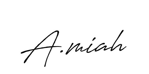 Similarly Antro_Vectra_Bolder is the best handwritten signature design. Signature creator online .You can use it as an online autograph creator for name A.miah. A.miah signature style 7 images and pictures png