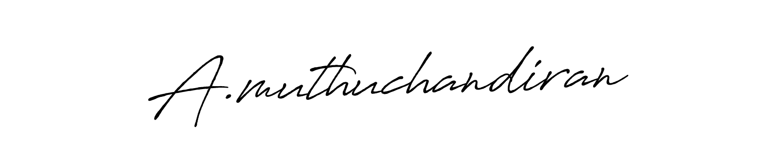 Once you've used our free online signature maker to create your best signature Antro_Vectra_Bolder style, it's time to enjoy all of the benefits that A.muthuchandiran name signing documents. A.muthuchandiran signature style 7 images and pictures png