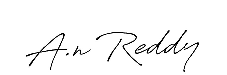 Make a beautiful signature design for name A.n Reddy. With this signature (Antro_Vectra_Bolder) style, you can create a handwritten signature for free. A.n Reddy signature style 7 images and pictures png