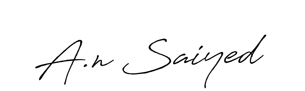 if you are searching for the best signature style for your name A.n Saiyed. so please give up your signature search. here we have designed multiple signature styles  using Antro_Vectra_Bolder. A.n Saiyed signature style 7 images and pictures png