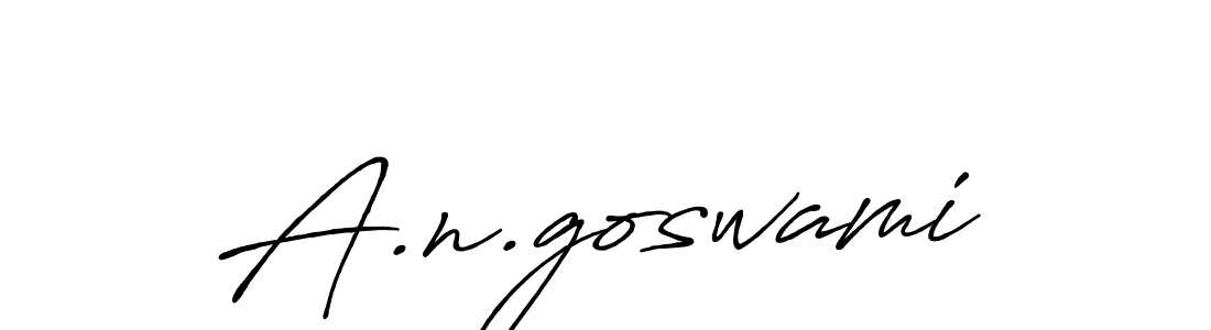 Design your own signature with our free online signature maker. With this signature software, you can create a handwritten (Antro_Vectra_Bolder) signature for name A.n.goswami. A.n.goswami signature style 7 images and pictures png