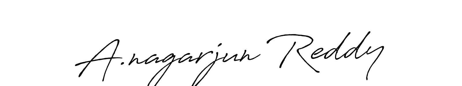 Use a signature maker to create a handwritten signature online. With this signature software, you can design (Antro_Vectra_Bolder) your own signature for name A.nagarjun Reddy. A.nagarjun Reddy signature style 7 images and pictures png