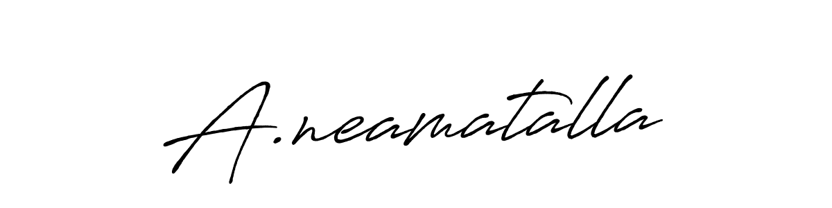 Make a beautiful signature design for name A.neamatalla. Use this online signature maker to create a handwritten signature for free. A.neamatalla signature style 7 images and pictures png