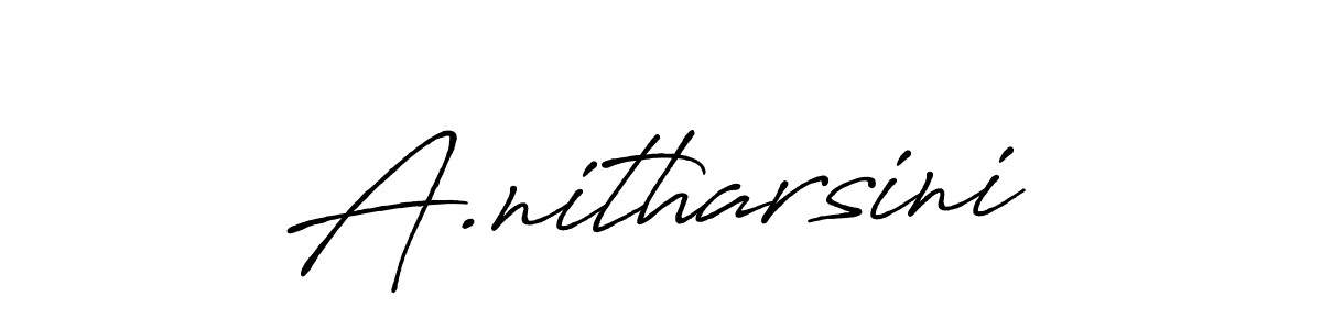 It looks lik you need a new signature style for name A.nitharsini. Design unique handwritten (Antro_Vectra_Bolder) signature with our free signature maker in just a few clicks. A.nitharsini signature style 7 images and pictures png