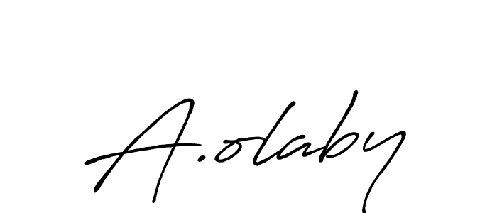 It looks lik you need a new signature style for name A.olaby. Design unique handwritten (Antro_Vectra_Bolder) signature with our free signature maker in just a few clicks. A.olaby signature style 7 images and pictures png