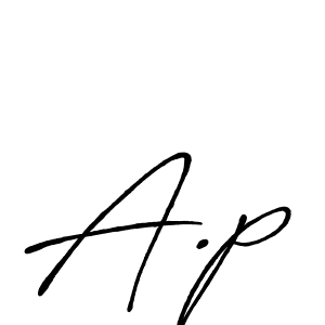 How to make A.p name signature. Use Antro_Vectra_Bolder style for creating short signs online. This is the latest handwritten sign. A.p signature style 7 images and pictures png