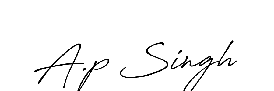 Use a signature maker to create a handwritten signature online. With this signature software, you can design (Antro_Vectra_Bolder) your own signature for name A.p Singh. A.p Singh signature style 7 images and pictures png