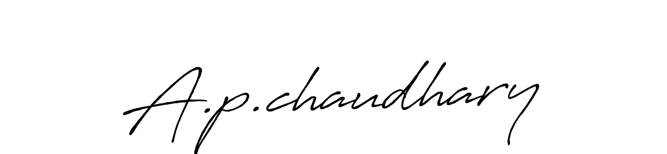 How to Draw A.p.chaudhary signature style? Antro_Vectra_Bolder is a latest design signature styles for name A.p.chaudhary. A.p.chaudhary signature style 7 images and pictures png