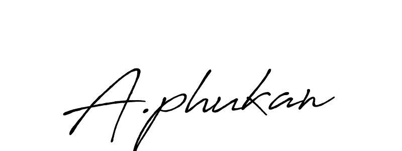 if you are searching for the best signature style for your name A.phukan. so please give up your signature search. here we have designed multiple signature styles  using Antro_Vectra_Bolder. A.phukan signature style 7 images and pictures png