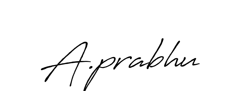 This is the best signature style for the A.prabhu name. Also you like these signature font (Antro_Vectra_Bolder). Mix name signature. A.prabhu signature style 7 images and pictures png
