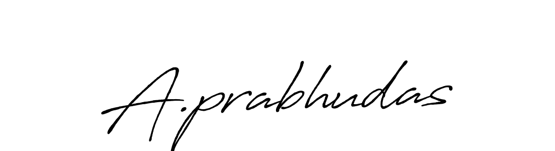 Also we have A.prabhudas name is the best signature style. Create professional handwritten signature collection using Antro_Vectra_Bolder autograph style. A.prabhudas signature style 7 images and pictures png