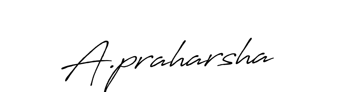 Also You can easily find your signature by using the search form. We will create A.praharsha name handwritten signature images for you free of cost using Antro_Vectra_Bolder sign style. A.praharsha signature style 7 images and pictures png