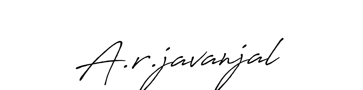 How to Draw A.r.javanjal signature style? Antro_Vectra_Bolder is a latest design signature styles for name A.r.javanjal. A.r.javanjal signature style 7 images and pictures png