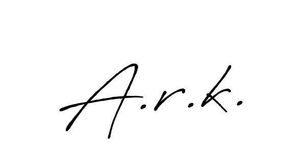 The best way (Antro_Vectra_Bolder) to make a short signature is to pick only two or three words in your name. The name A.r.k. include a total of six letters. For converting this name. A.r.k. signature style 7 images and pictures png