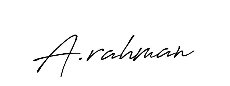 Once you've used our free online signature maker to create your best signature Antro_Vectra_Bolder style, it's time to enjoy all of the benefits that A.rahman name signing documents. A.rahman signature style 7 images and pictures png